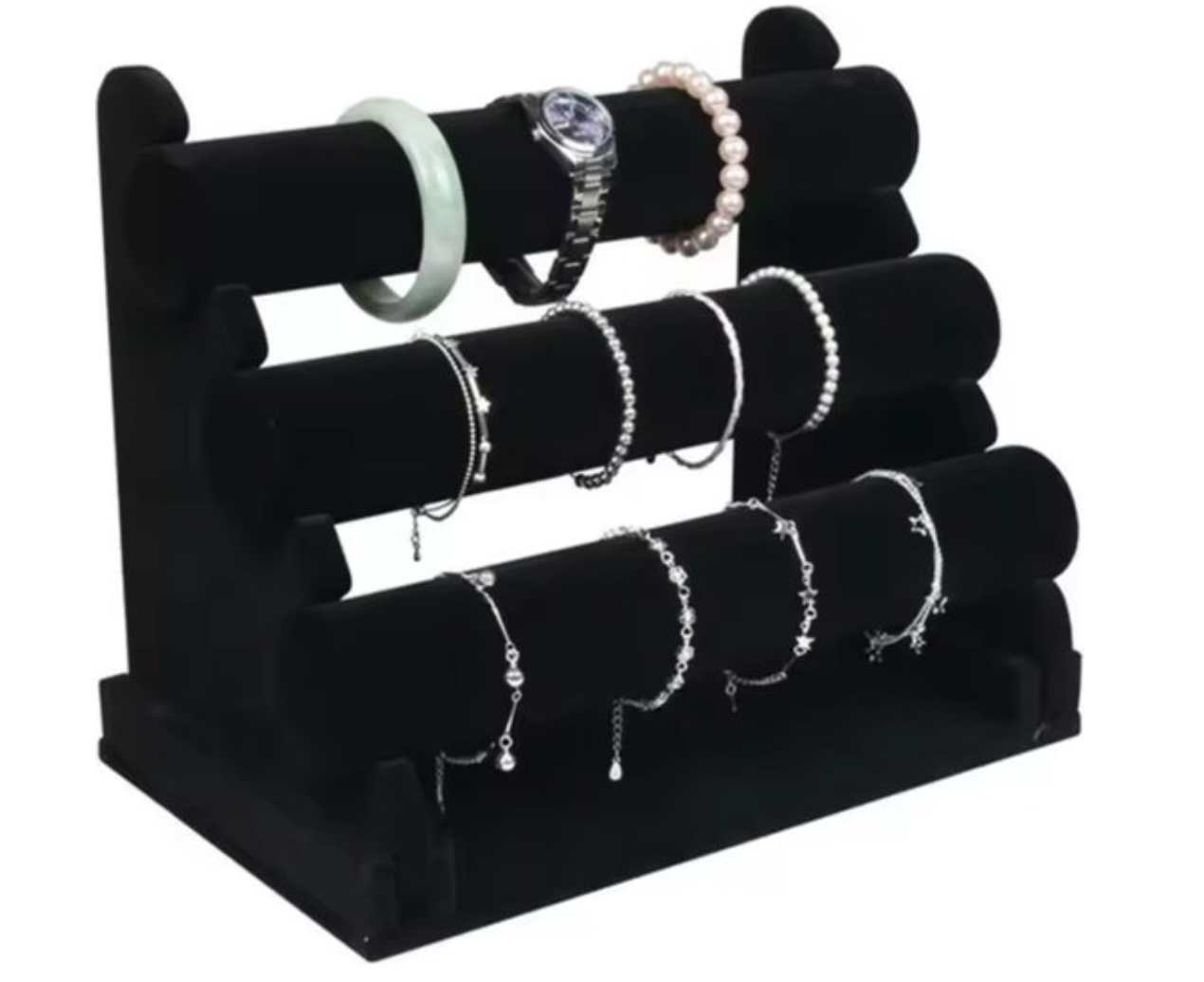 Armbanden standaard zwart fluweel