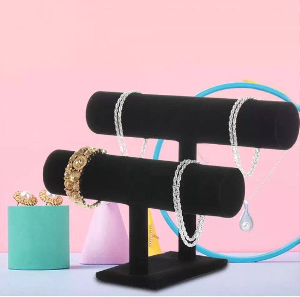 Armbanden standaard zwart fluweel