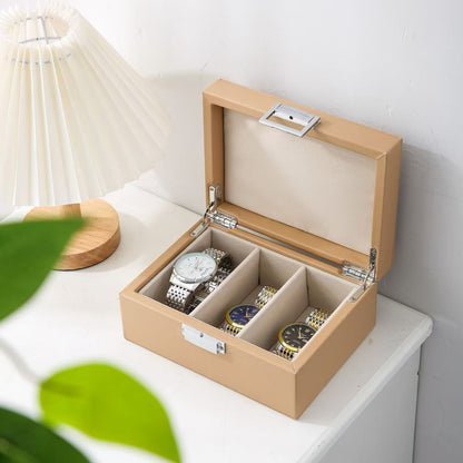 Horlogedoos beige small