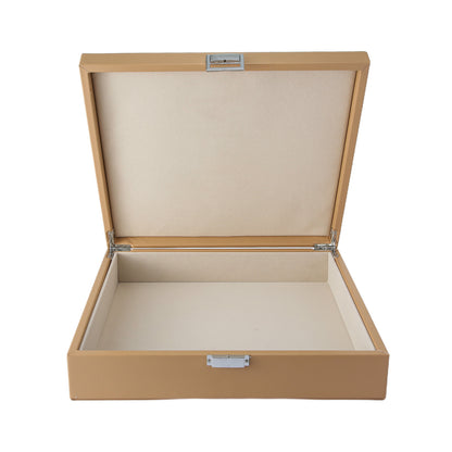 Opbergdoos beige large