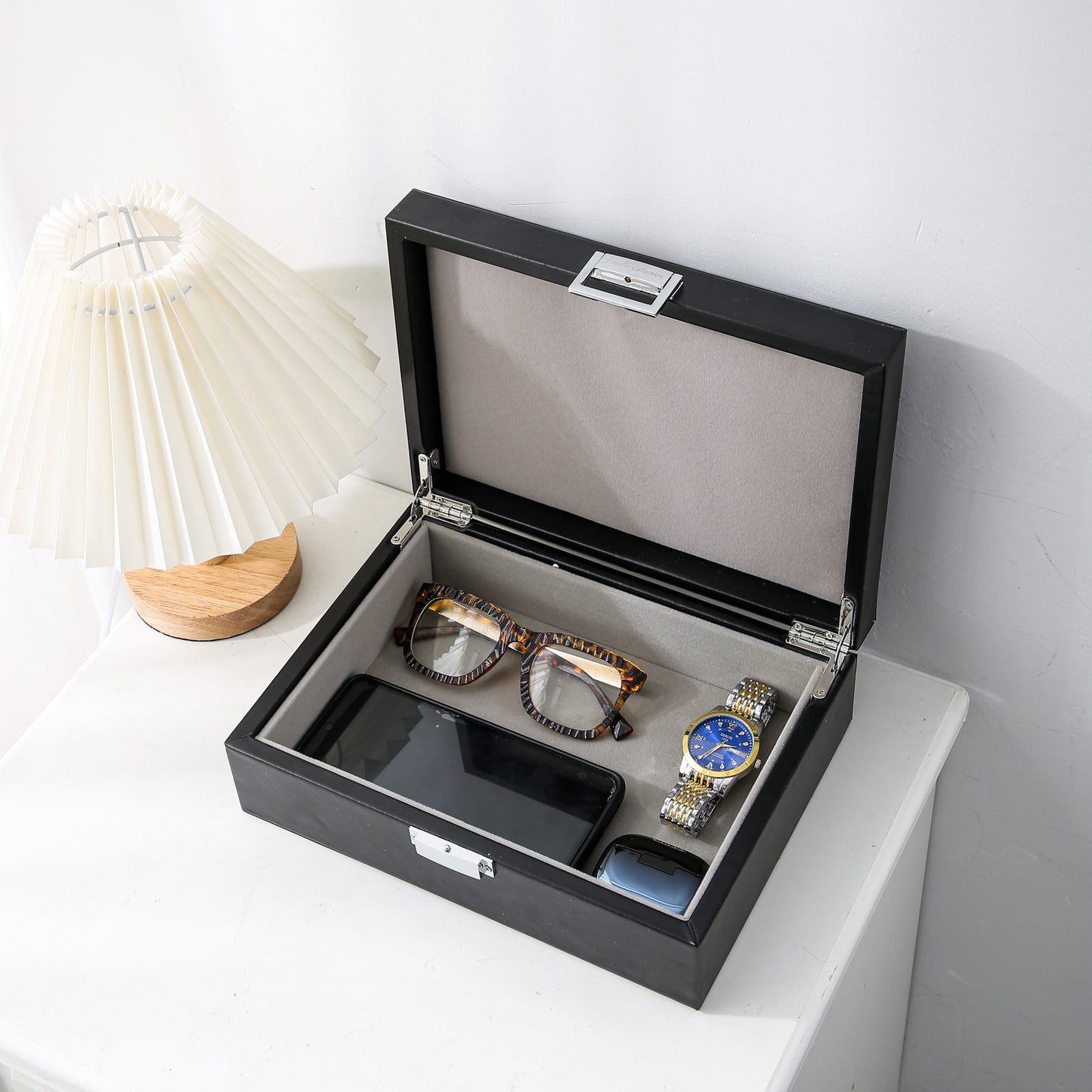 Opbergdoos zwart medium