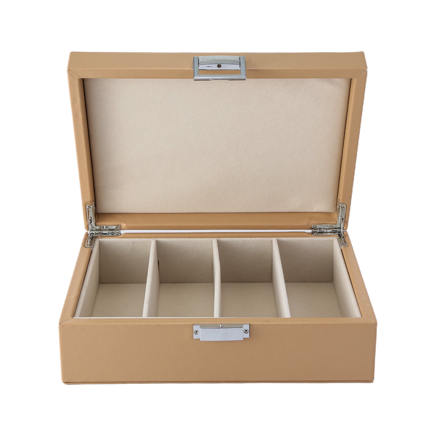 Brillendoos beige medium