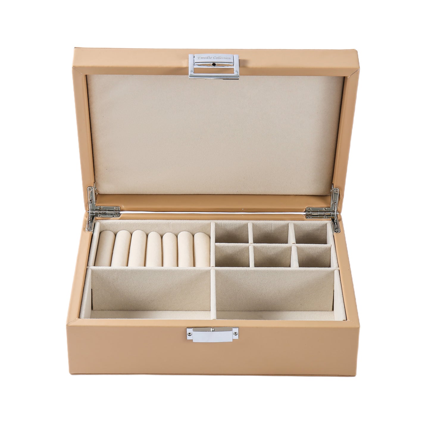 Sieradendoos beige medium