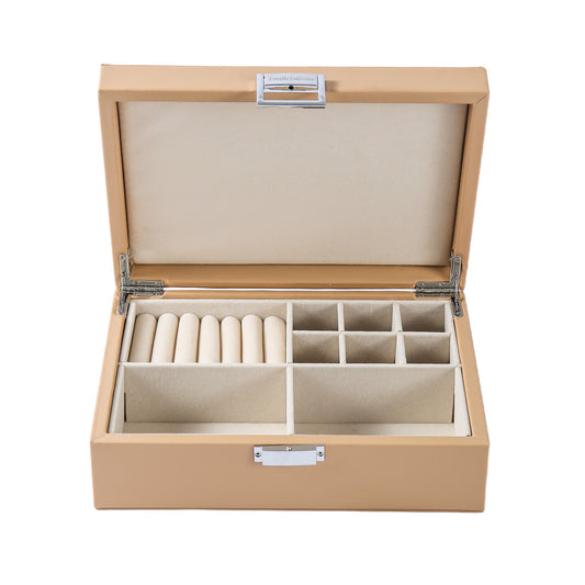 Sieradendoos beige medium