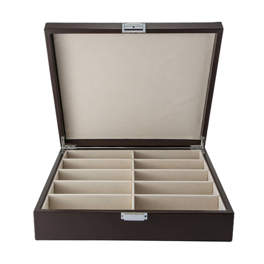 Brillendoos bruin large