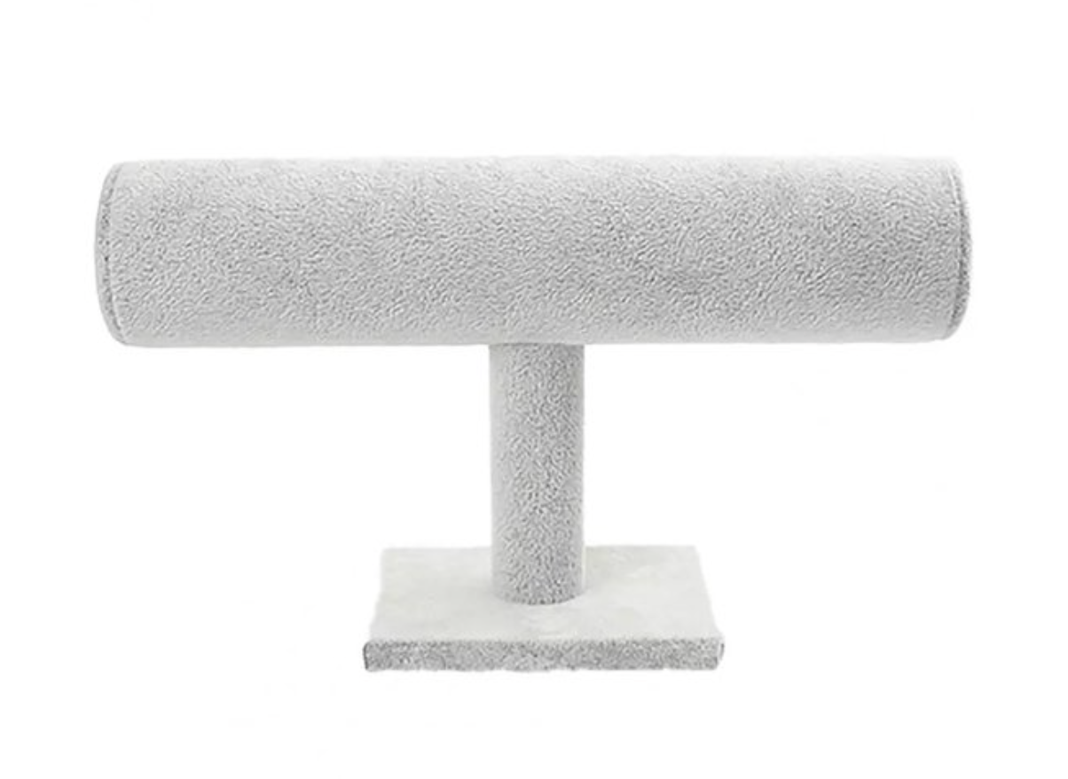 Armbanden standaard grijs fluweel