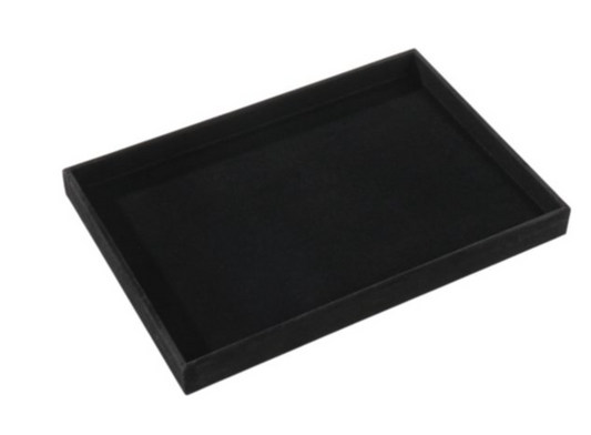 Sieraden tableau zwart fluweel