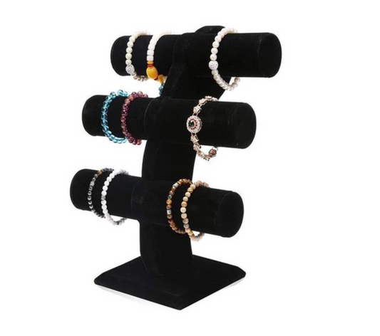 Armbanden standaard zwart fluweel