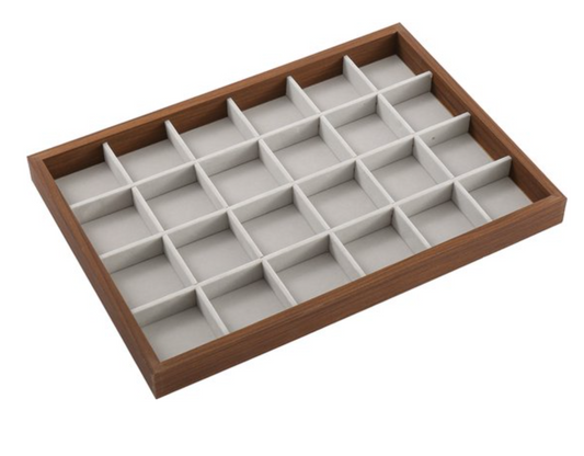 Sieraden plateau bruin hout