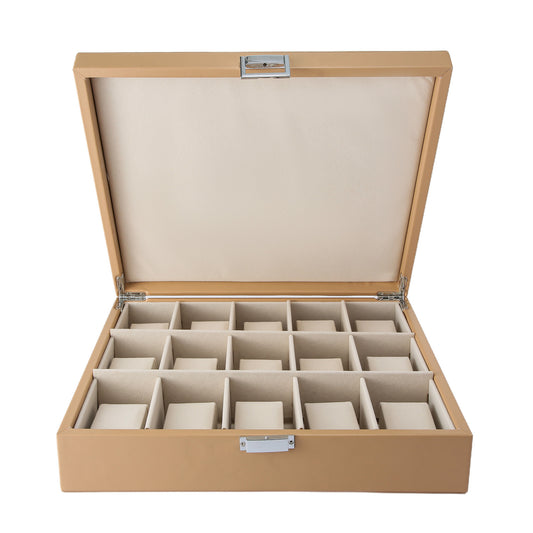 Horlogedoos beige large