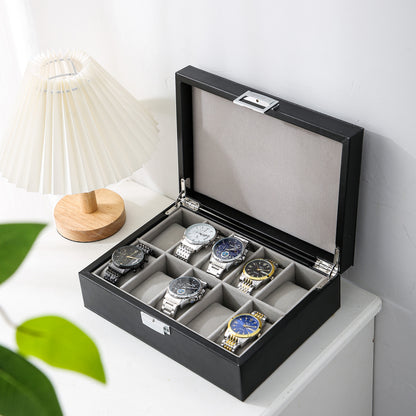 Horlogedoos zwart medium