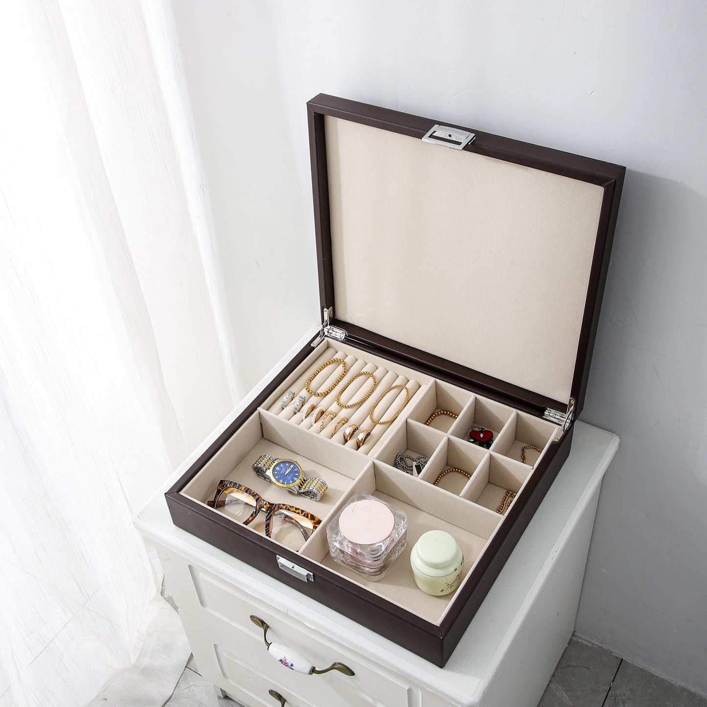 Sieradendoos bruin large