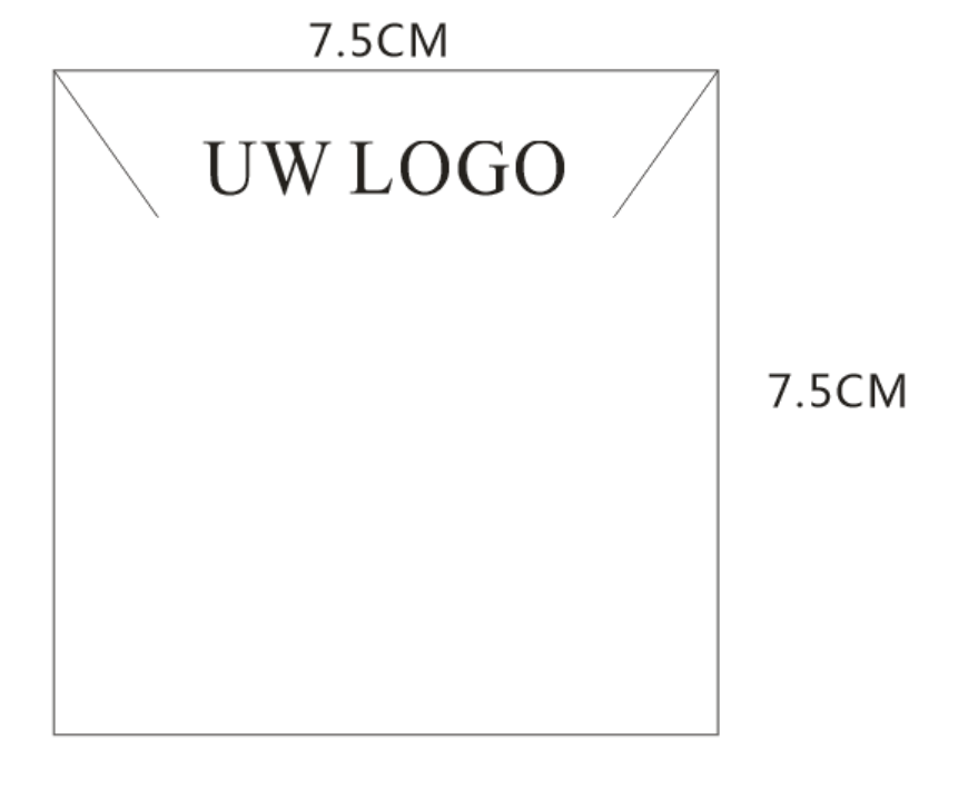 Sieradenkaartjes voor kettingen met uw logo