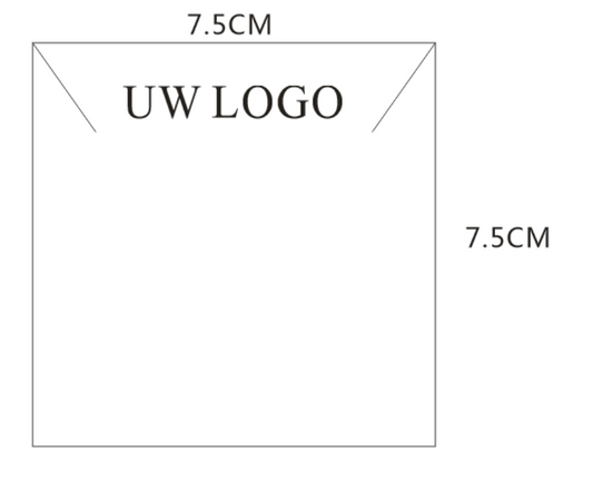 Sieradenkaartjes voor kettingen met uw logo