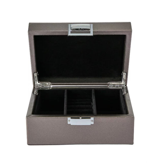 Sieradendoos metallic zilver small