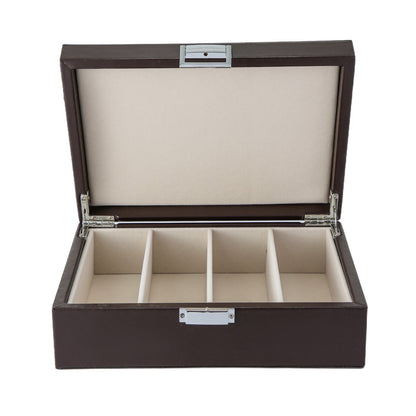 Brillendoos bruin medium