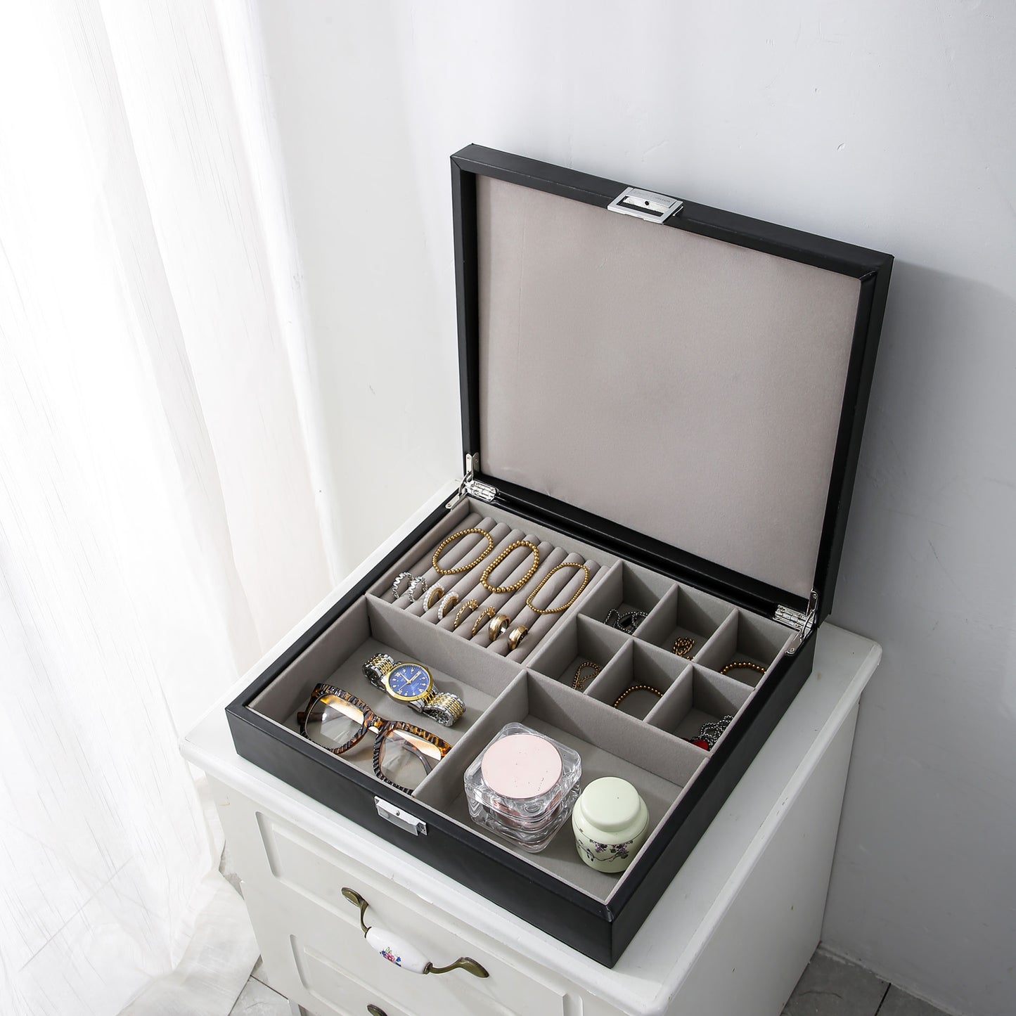 Sieradendoos zwart large