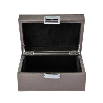 Opbergdoos metallic zilver small