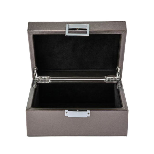 Opbergdoos metallic zilver small