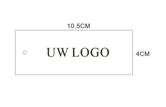 Hangtag kaartjes met uw logo