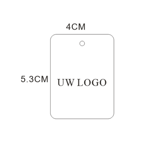 Hangtag kaartjes met uw logo